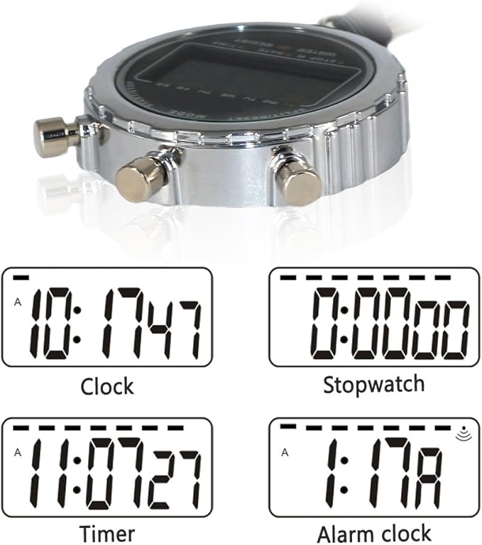 LAOPAO Melt Stopwatch, Clock Daily Rainproof Digital Timer for Sports Match,Competition,Coach,Referee,Training,Timing
