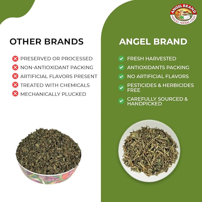 Angel Brand Jamaican Strongback Herb 0.25 oz Pouch Pack of 3 - Sourced from Fertile Land of Jamaica- Strongback Earthy,Woody & Bitter Flavor - Provide Comfort to your Back