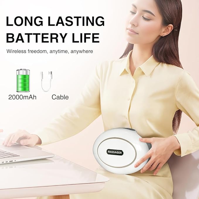 Abdominal Massager, Stomach Massage for Digestion, Stomach Relaxation, and Digestive Relief - Belly Cellulite Massager for Flattening Belly, Gas, Bloating, and Constipation