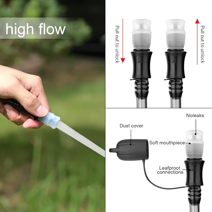 Hydration Bladder 2L-3L Water Storage Bag Reservoir,Military Hydration Pack Replacement for Hiking Biking Climbing Cycling Running Camping Backpack