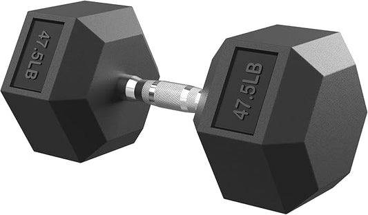 Hex Dumbbell Set, 30-480 lb Set Rubber Encased Exercise & Fitness Dumbbells, Weights Dumbbells Set, Hand Weight for Strength Training