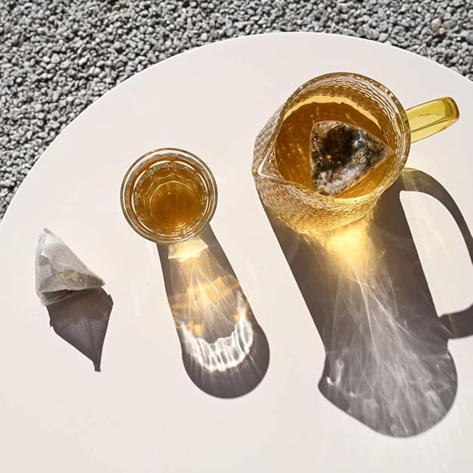 Grace Farms CHAMOMILE CITRUS Herbal Tea (16 Pyramid Sachets) | Naturally Sweet, Calming and Caffeine Free |Organic, Fair Trade and Kosher Certified | Gives Back 100% of Profits