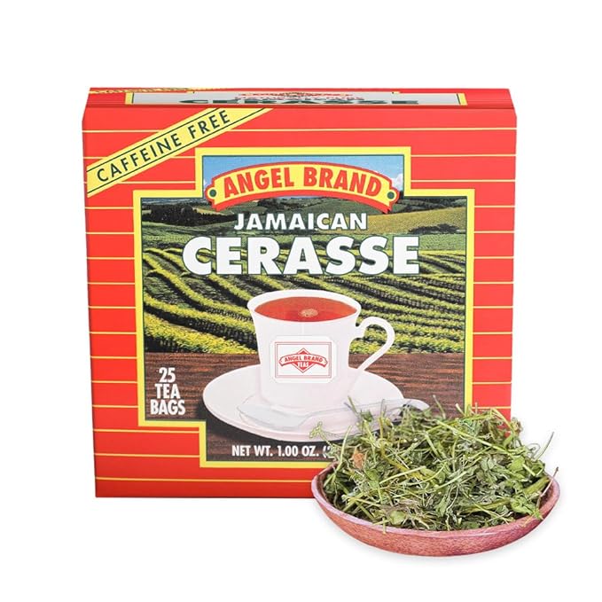Angel Brand Cerasse Tea Bags Jamaican 25 – Herbal Tea for Cleansing, Detox, &