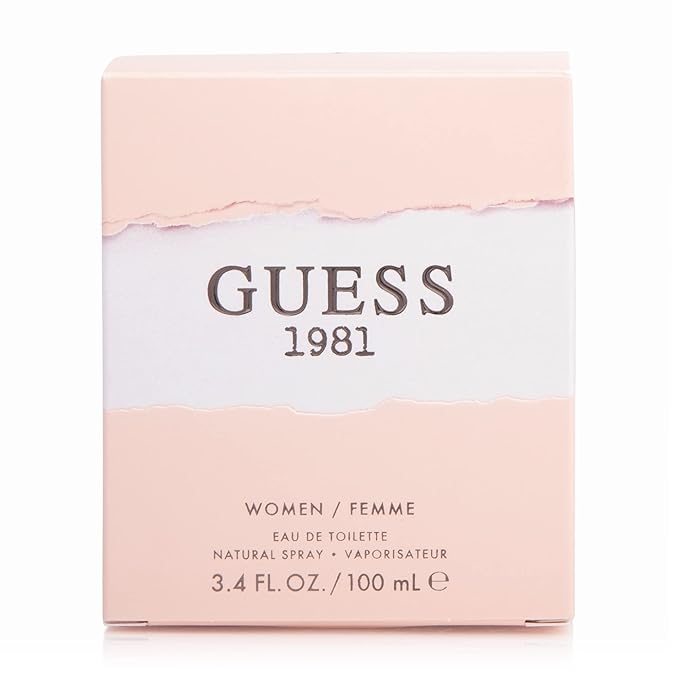 Guess 1981 Eau De Toilette Perfume Spray for Women, 3.4 Fl. Oz.
