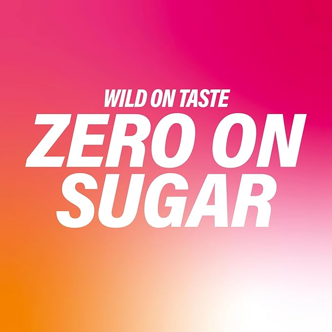 GURU ZERO SUGAR Wild Ruby Red Organic Energy Drinks, Clean Energy Drink with Plant Based Natural Caffeine from Green Tea, Coconut Water, Prebiotic, Zero Added sugars, Gluten Free and Vegan, Pre Workout, Healthy Drinks, 12oz (Pack of 24)