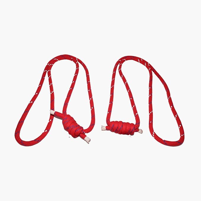 Yogikuti Iyengar Yoga Wall Rope Pair Premium Quality Cotton & Polyester Ropes for Restorative & Anti-Gravity Poses