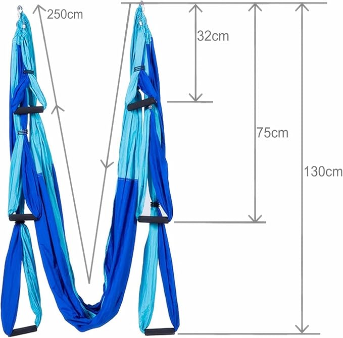 Aerial Yoga Swing Set, Ultra Strong Hammock Trapeze Extension, Antigravity Ceiling Hanging Sling Inversion Exercises