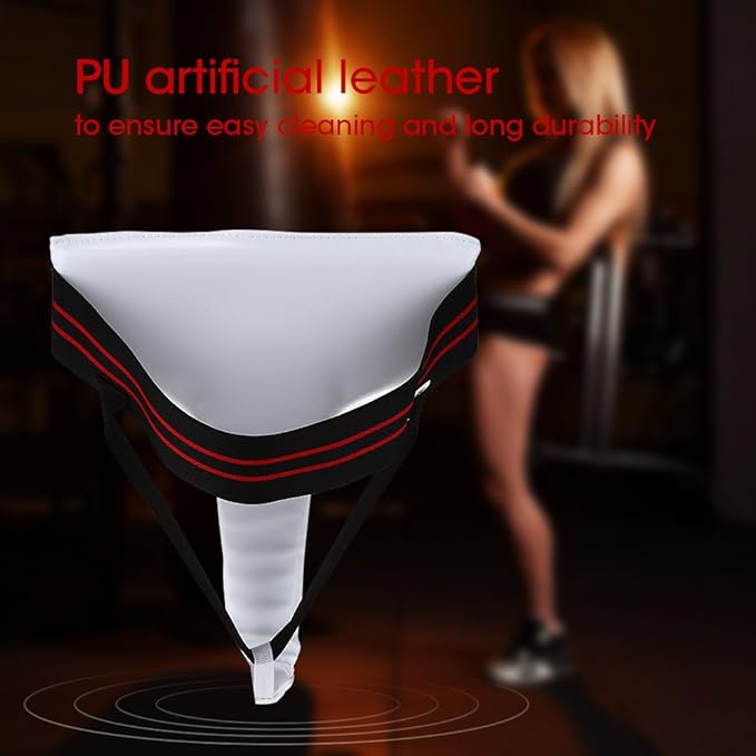 Women Groin Guard, Women Taekwondo Groin Guard Boxing Karate Jockstrap Sanda Crotch Protector for Taekwondo, Boxing, Karate (S)