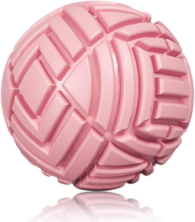 TETOP Fitness Muscle Massage Ball, 3.15in, Therapy Ball for Trigger Point Massage, Trigger Point Ball for Myofascial Release, Mobility Ball for Exercise & Recovery (Pink)