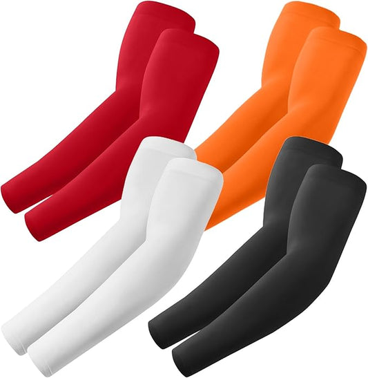 Arm Sleeves, Cooling UV Sun Protection Sports Compression for Men/Women