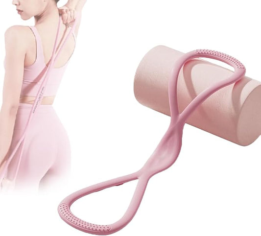 Luminousdo Resistance Bands,2025 New Upgraded Figure 8 Resistance Band for Working Out,High Elasticity Stretch Arm Rope for Yoga,Chest Expander Strap with Handles for Women Men