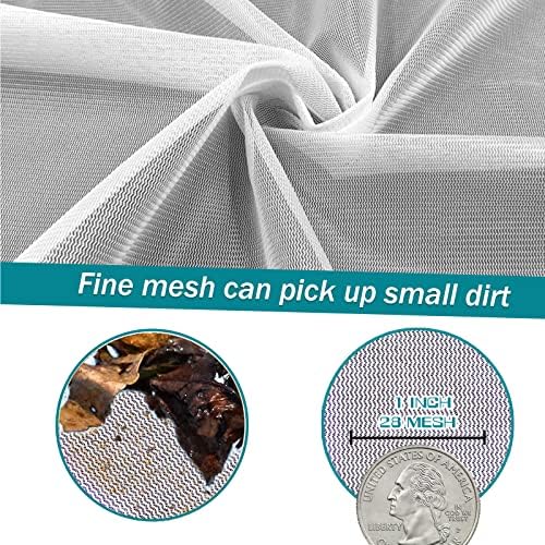 POOLWHALE Pool Skimmer Leaf Rake Net, Fine Mesh Deep Nylon Bag - Image 5