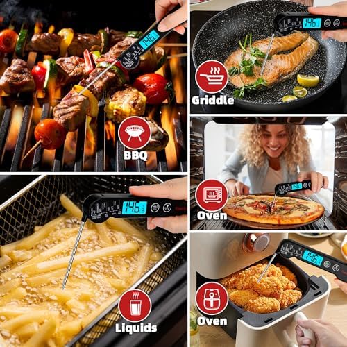 Professional Digital Meat Thermometer Instant Read Waterproof – Folding Probe - Image 4