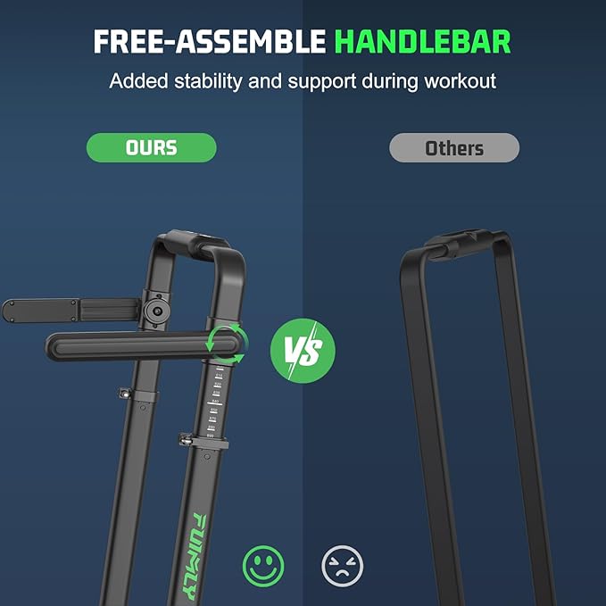 Walking Pad Treadmill with Desk Workstation, 10% Incline Foldable Treadmill with Handrail, 300lbs Capacity, 3 Control Methods, 8 in 1 Folding Treadmills for Home Office