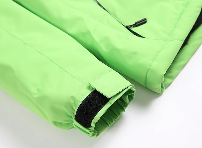 Keevoom Girl's Ski Jacket Winter Warm Thick Snow Coat Windproof Kids Outdoor Hooded Jackets