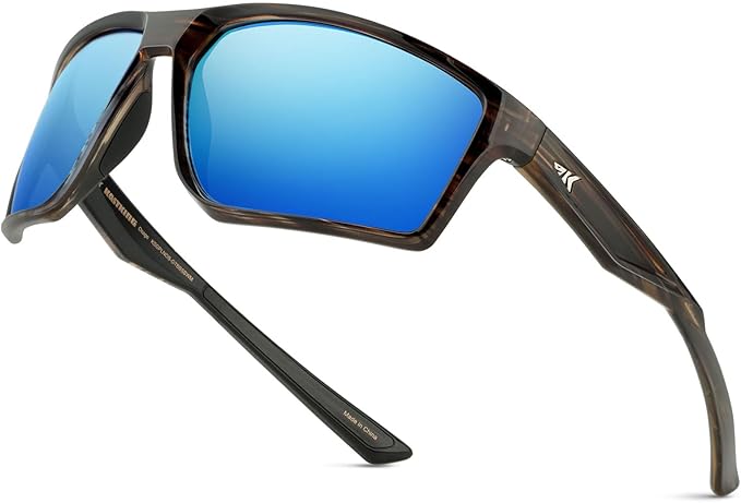 KastKing Osage Polarized Sport Sunglasses for Men and Women, Ideal for Driving Fishing Cycling Running, UV Protection