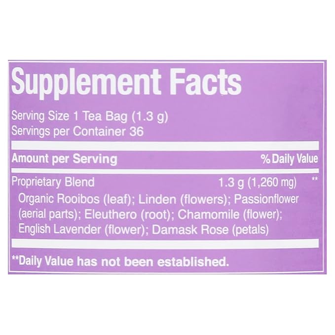 The Republic of Tea - Get Relaxed No.14 Tea for Relieving Stress Tea, 36-Count