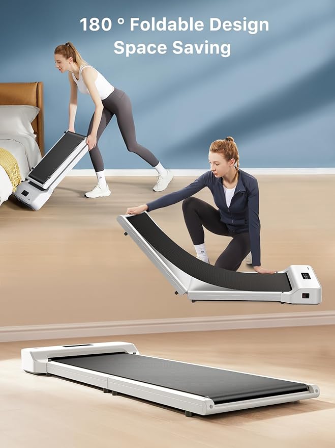 WALKINGPAD Foldable Walking Pad Treadmill for Home Office, Under Desk Treadmill with Adaptive Speed Control, Compact Design for Small Spaces, No Assembly Needed