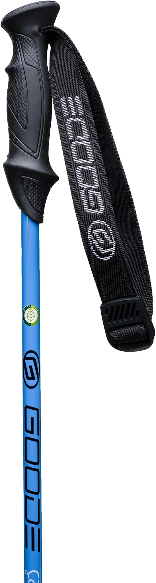 GOODE Carbon Neutral Ski Poles – Ultra-Lightweight & Durable Eco-Friendly Composite – High-Performance Shock Absorbing Downhill Ski Poles for Men & Women - Pair