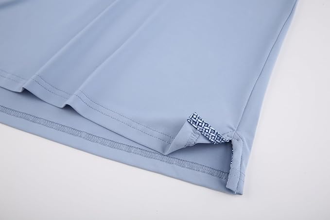 Alex Vando Mens Golf Shirt Moisture Wicking Quick-Dry Solid Short Sleeve Polo Shirts for Men