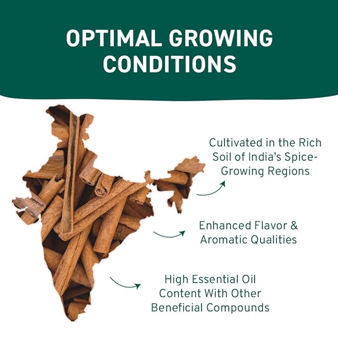 HANDPICK, Cinnamon Sticks (7 oz) 100% Raw, Non-GMO, Gluten-Free | Premium Quality | Resealable Ziplock Pouch | Perfect for Baking, Cooking & Beverages