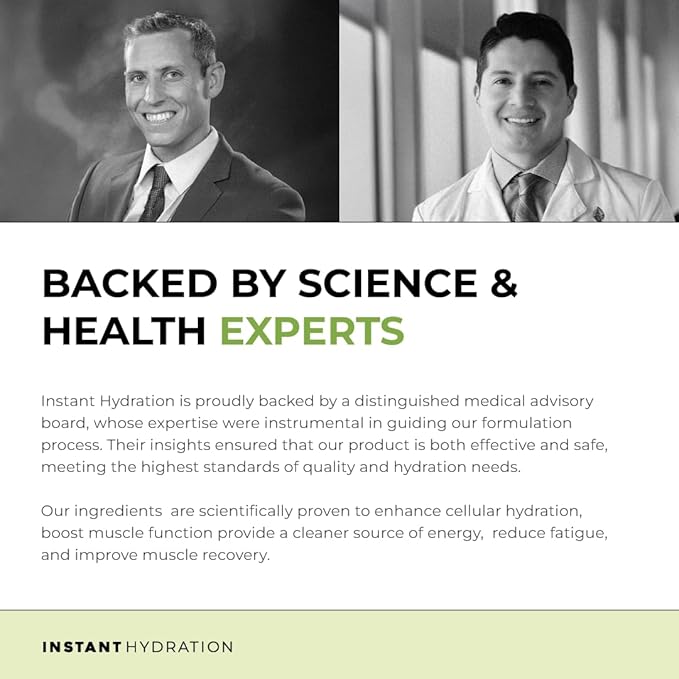 Instant Hydration Electrolytes Powder Packets - Lemon Lime Drink Mix - Zero Sugar - Keto, Vegan, Gluten-Free, Non-GMO - Boost Recovery, Brain Health, Muscle & Tissue Support- 30 Sticks