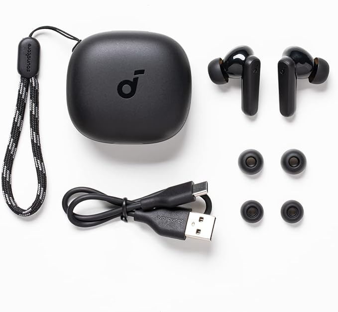 Soundcore by Anker P20i True Wireless Earbuds, 10mm Drivers with Big Bass, Bluetooth 5.3, 30H Long Playtime, Water-Resistant, 2 Mics for AI Clear Calls, 22 Preset EQs, Customization via App
