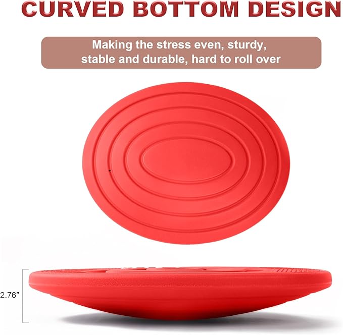 Balance Board for Kids with Maze - Plastic Wobble Board for Skiing Surfing Snowboard Training, Non-Slip Sensory Rocker Board for Toddlers 3-12, Core Strength Physical Therapy Equipment & Skateboard Balance Trainer