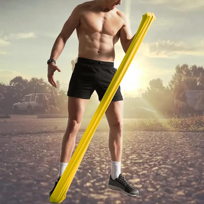 Resistance Bands, Elastic Exercise Bands for Working Out, Physical Therapy, Recovery, Yoga, Pilates, Strength Training