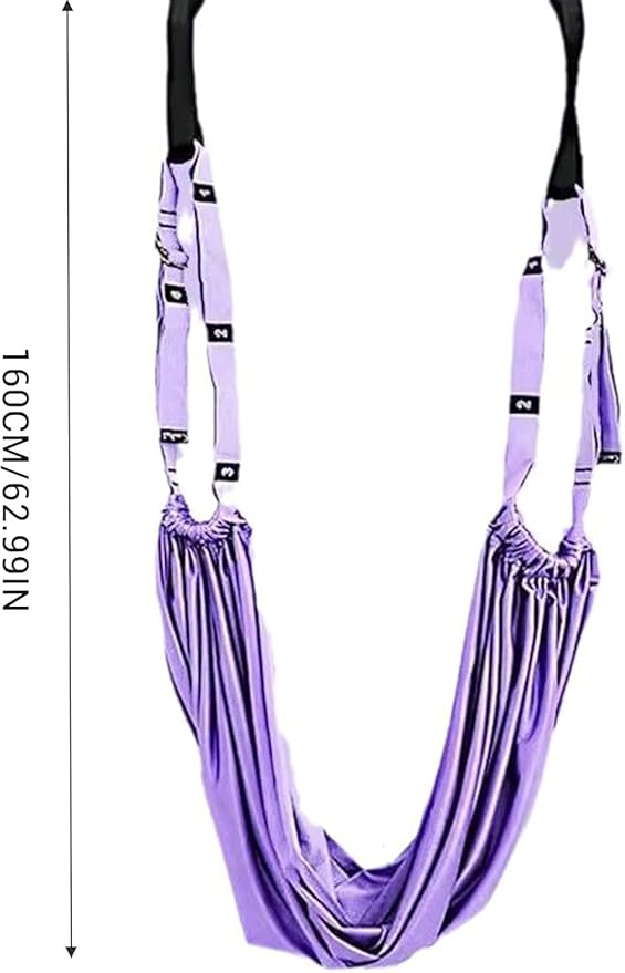 Dance Stretching Equipment - Yoga Strap, Backbend Training Yoga Stretching Rope with Door Anchor, Flexibility Trainer Stretching Equipment Assist Stretch Strap for Fitness Gymnastics Dance Aerial Yoga Ballet