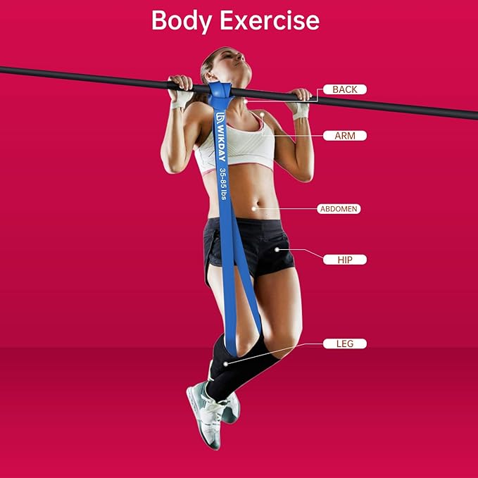 Resistance Bands for Working Out, Exercise Bands, Workout Bands, Pull Up Assistance Bands for Body Stretching Training Physical Therapy Muscle Training for Men & Women