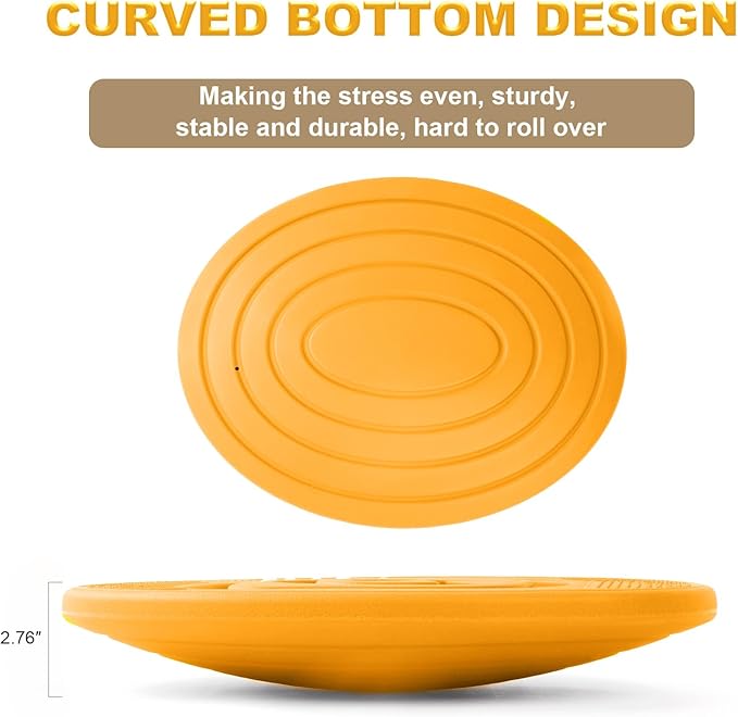 Balance Board for Kids with Maze - Plastic Wobble Board for Skiing Surfing Snowboard Training, Non-Slip Sensory Rocker Board for Toddlers 3-12, Core Strength Physical Therapy Equipment & Skateboard Balance Trainer