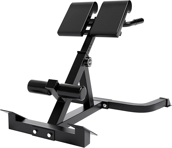 Roman Chair,Back Extension Bench,Multi Functional Ab Bench, Hyperextension Bench Abdominal Exercise, Leg Strength Trainer Home Men Women Full Body