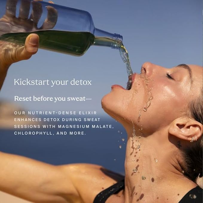 HigherDOSE Detox Drops - Liquid Chlorophyll Water Drops to Support Daily Detox & Boost Skin's Natural Glow - Plant Powered Formula with Milk Thistle, Beetroot Juice, Magnesium & Minerals (2 oz)