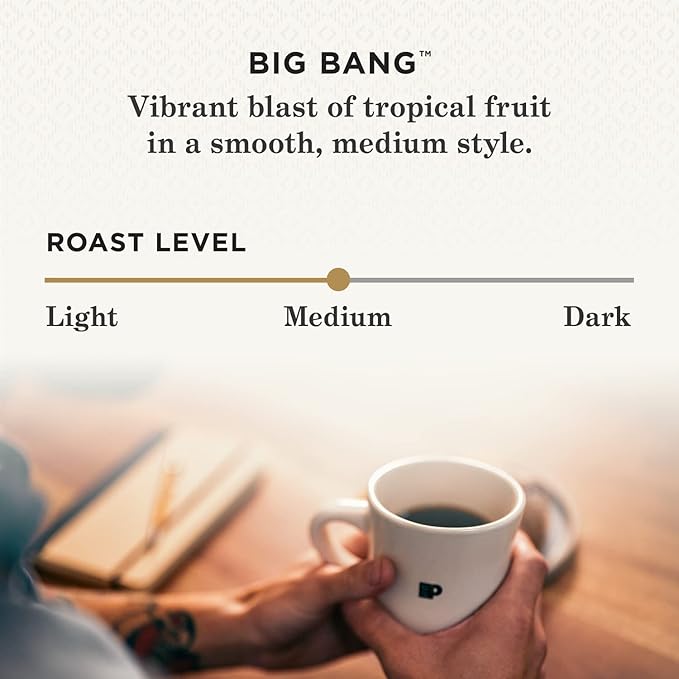 Peet's Coffee, Medium Roast Ground Coffee - Big Bang 10.5 Ounce Bag (Pack of 2)