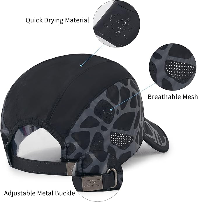 Running Hat Outdoor Sun Protection Hat Mesh Quick Dry Hat Thin Cool Baseball Cap for Women and Men