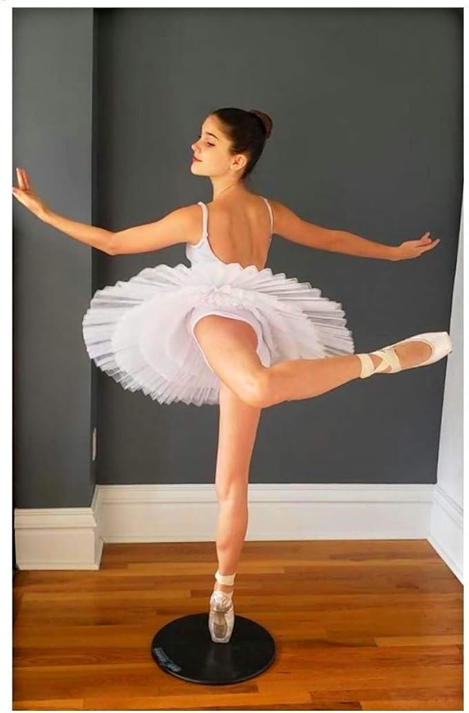 Portable Dance Floor Home & Travel Set-Includes Enorme Size 47” and Pointe Size 16”