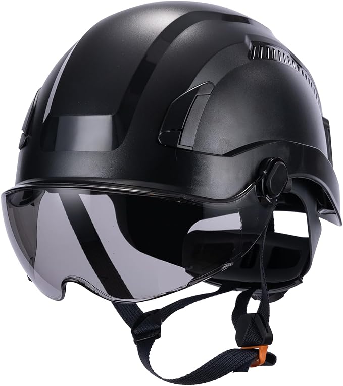 Land Helmets EcoPro Safety Helmet - ANSI/ISEA Z89.1-201 Type 1 Class C Vented - OSHA Approved - Lightweight Helmet with 6 Pt Suspension for Arborist, Industrial & Fall Protection