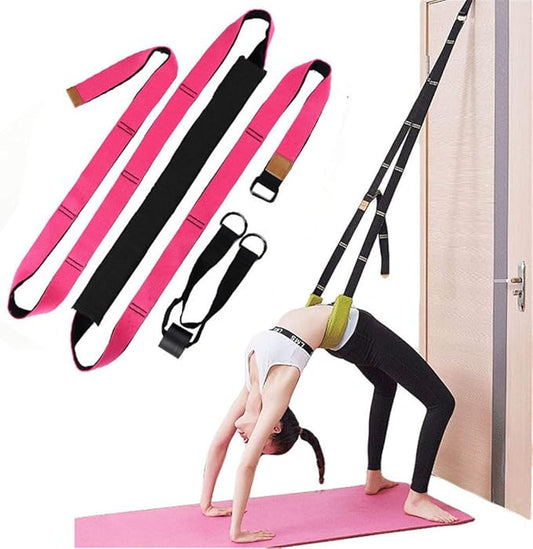 Back bend Assist Trainer - Improve Back and Waist Flexibility, Door Flexibility Stretching Strap, Home equipment for Ballet, Dance, Yoga, Gymnastics, Cheerleading, Splits