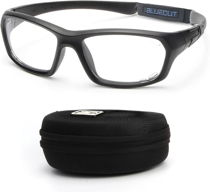 BLUE CUT Sports Protection Goggles, Photochromic Lenses Safety Glasses for Basketball, Pickleball Indoor Outdoor Sports