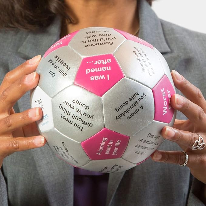 Trainers Warehouse 6" Thumball Collection, 32 Prompts for Conversation, Team Building, Relationship and Training