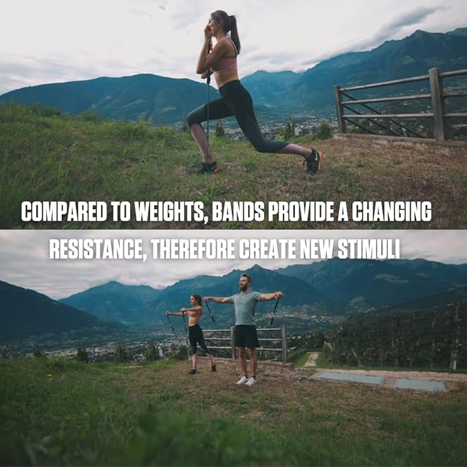 Angles90 Resistance Bands - Combine Resistance, Suspension & Weight Training - Home Workout Equipment