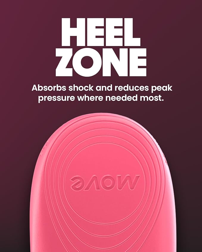 MOVE Baseline - All-Purpose Insoles - Sock Liner - Ultra Thin Shock Absorption - Maximum Freedom of Movement and Energy Return for Cleats, Shoes, Running, Basketball, Baseball (M15-15.5/WM16.5-17)