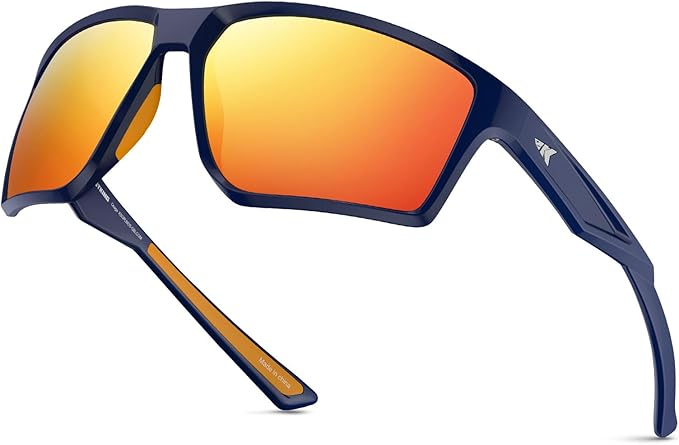 KastKing Osage Polarized Sport Sunglasses for Men and Women, Ideal for Driving Fishing Cycling Running, UV Protection