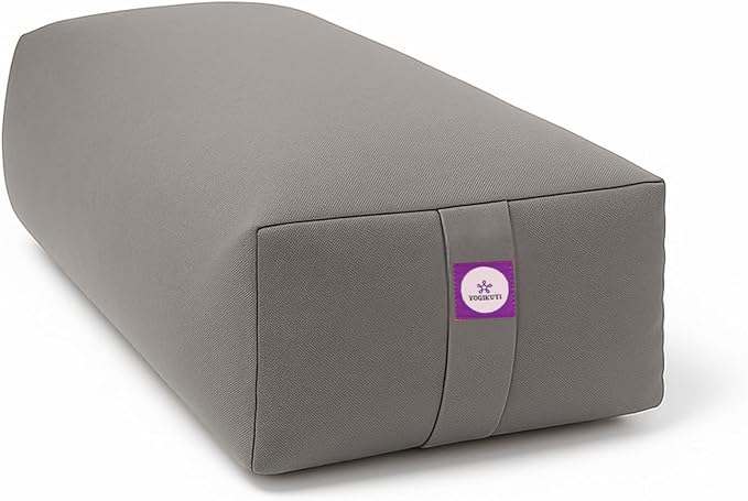 Rectangular Cotton Yoga Bolster, Yoga Pillow, Yoga Cushion, Yin yoga Bolster, Iyengar yoga bolster