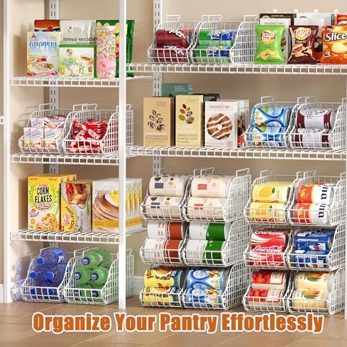 Sonyabecca 4-Pack Stackable Can Rack Organizer - Image 4