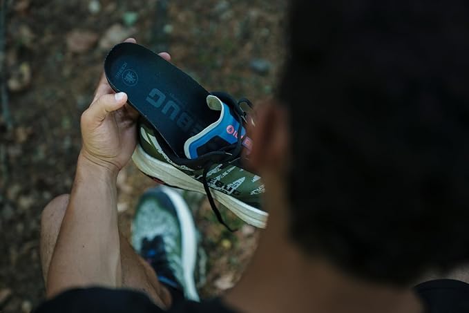 Icebug Comfort Insoles with Dynamic Arch Support, Charcoal Medium Arch, M 9/W 10.5-11