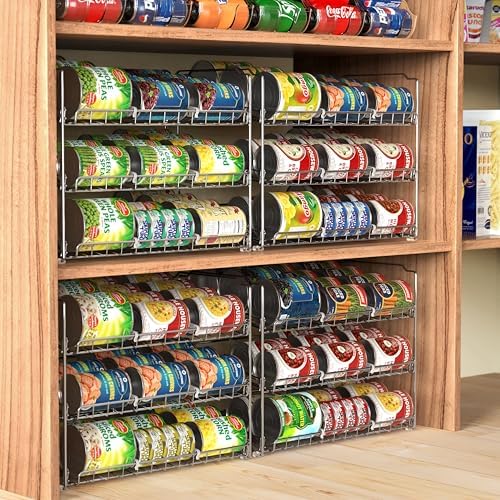 Simple Houseware 3-Tier Stackable Can Organizer Rack Hold 36 Cans - Image 2