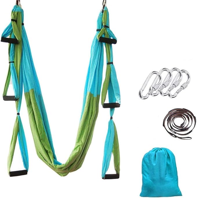 Aerial Yoga Swing Set, Ultra Strong Hammock Trapeze Extension, Antigravity Ceiling Hanging Sling Inversion Exercises