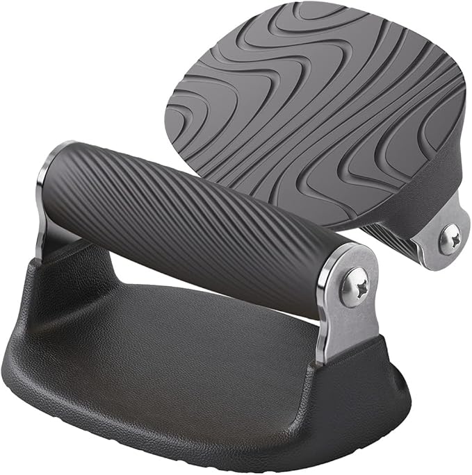 BeneLabel Push Up Bars, Pushup Stands, Anti-Slip Soft Plastic Push Up Handles, Bottom Anti-Slip Pad, Stainless Steel Support Frame, Strength Training Equipment, Perfect for Floor Workout Exercise